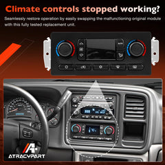 ATRACYPART installed in Silverado dash demonstrating accurate fit and factory appearance