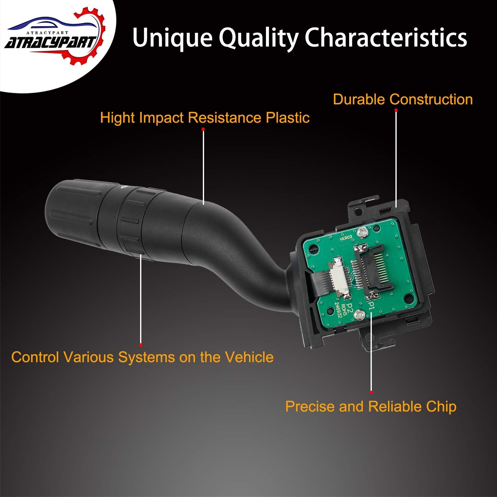 ATRACYPART installed in steering column demonstrating fit and alignment benefit