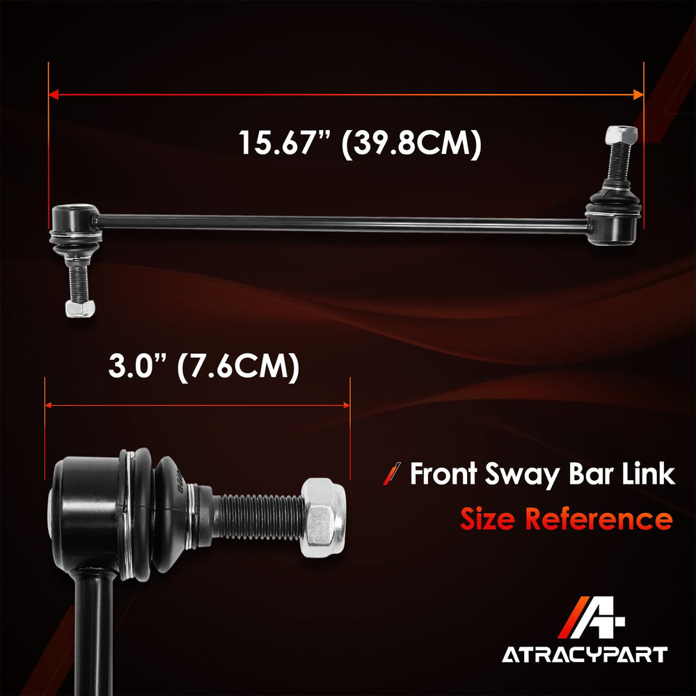 ATRACYPART installed on SUV with road background illustrating improved handling confidence