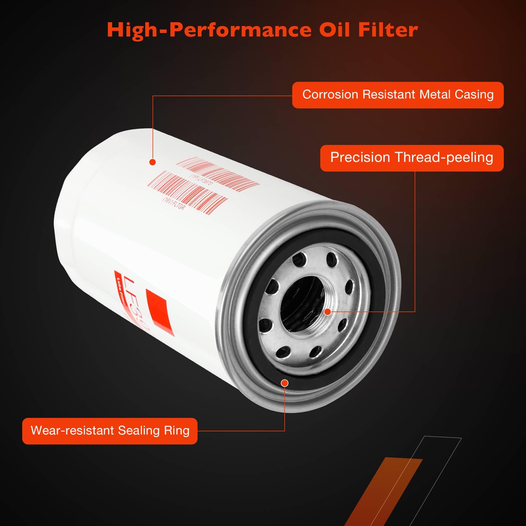 ATRACYPART LF3970 media cross-section revealing multi-layer filtration for improved contaminant capture