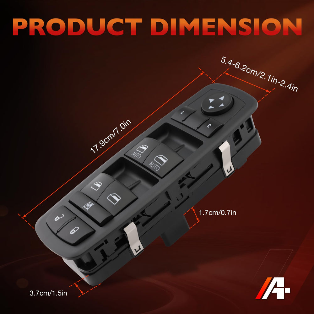 ATRACYPART truck interior with new switch illustrating improved convenience