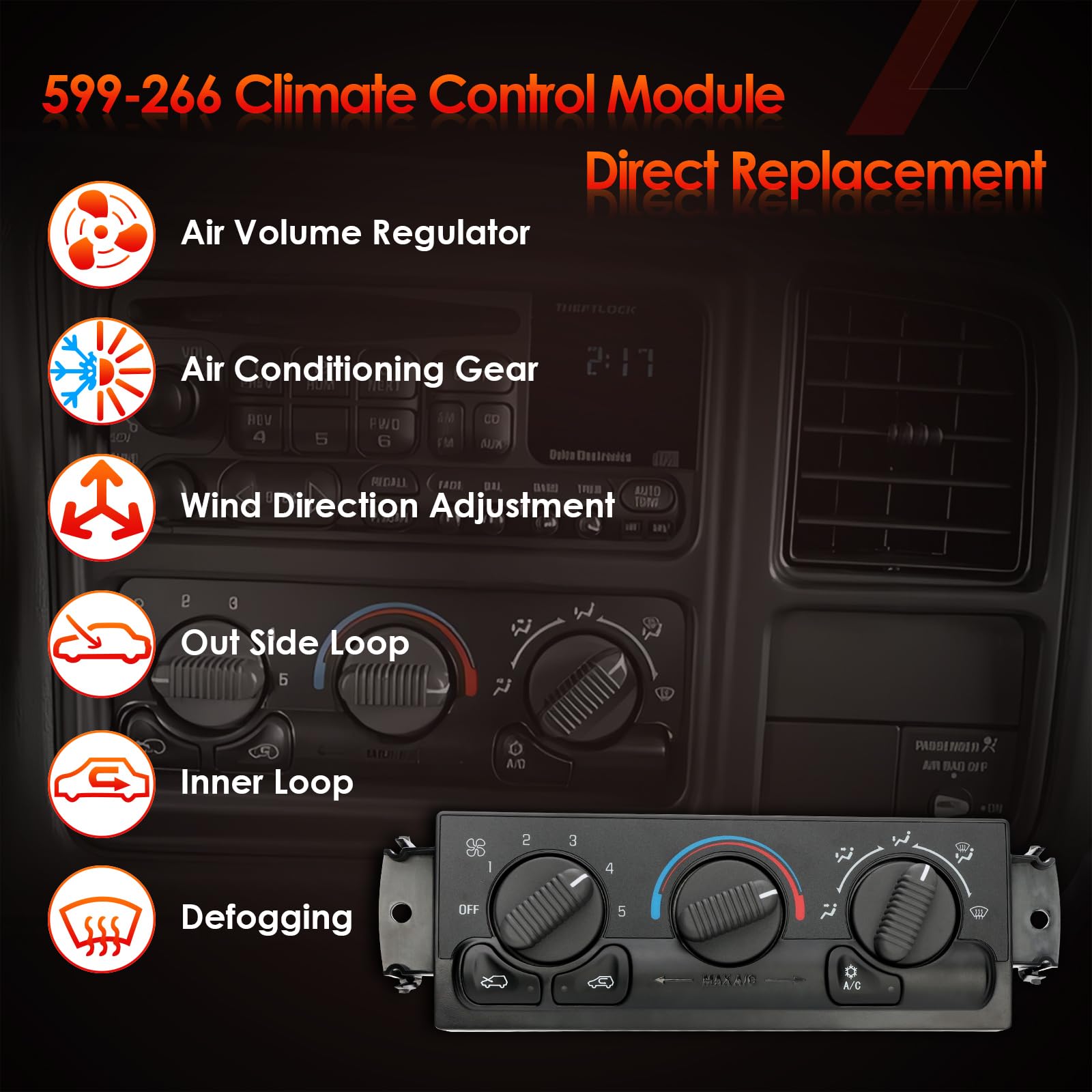 ATRACYPART side profile of panel, demonstrates OEM-fit durability