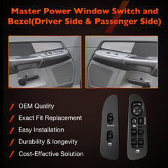 ATRACYPART passenger switch front view demonstrating precise fit and factory appearance