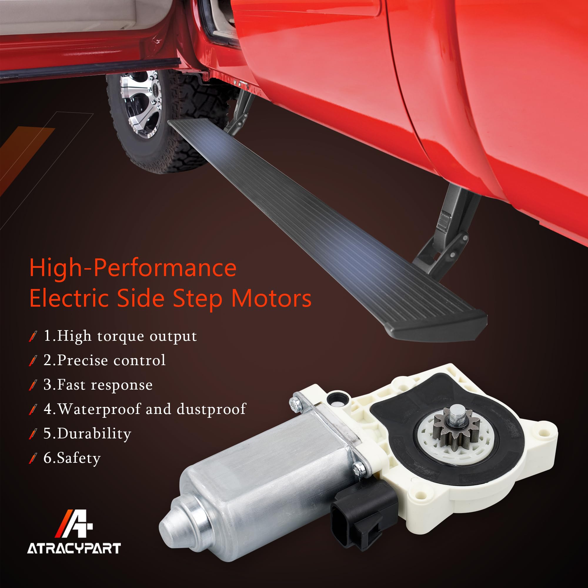 ATRACYPART motor with three gaskets and screws included for secure mounting benefit