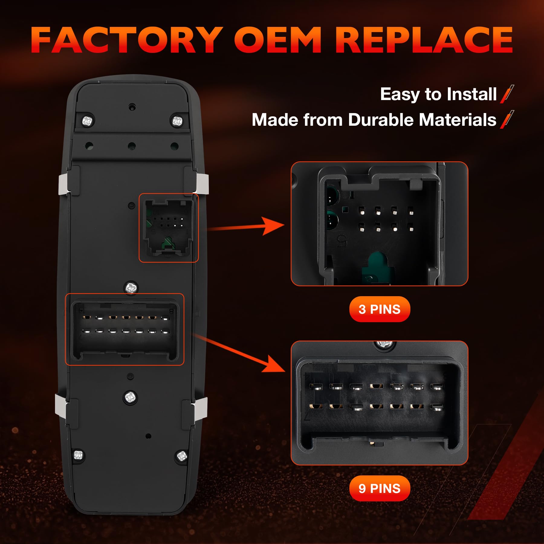 ATRACYPART switch held in hand to show compact size and easy replacement