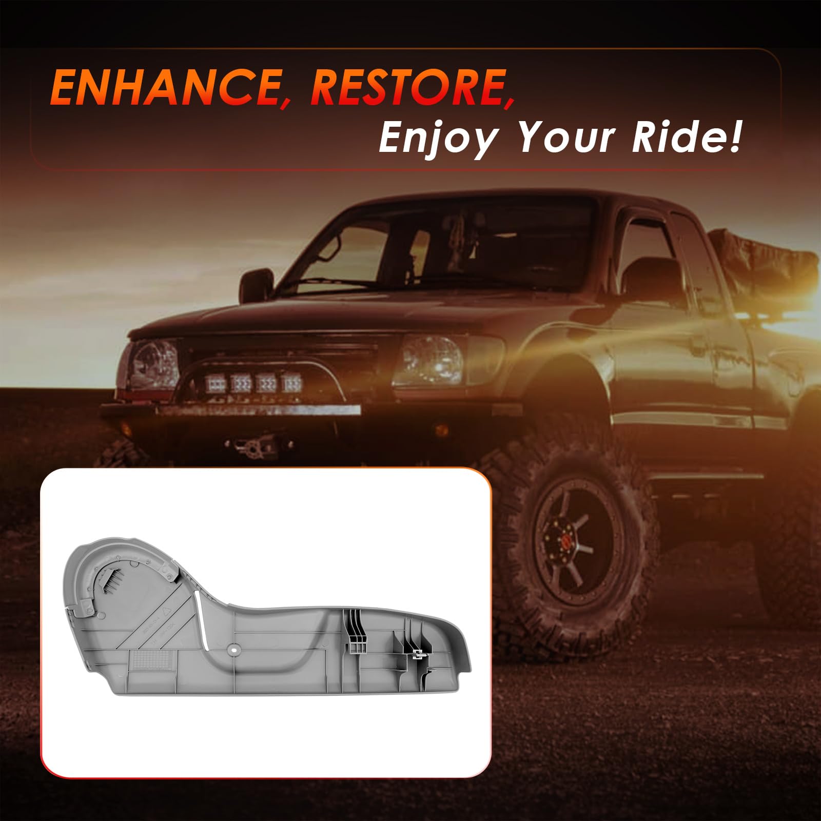 ATRACYPART seat panel in truck cabin illustrating improved cabin aesthetics