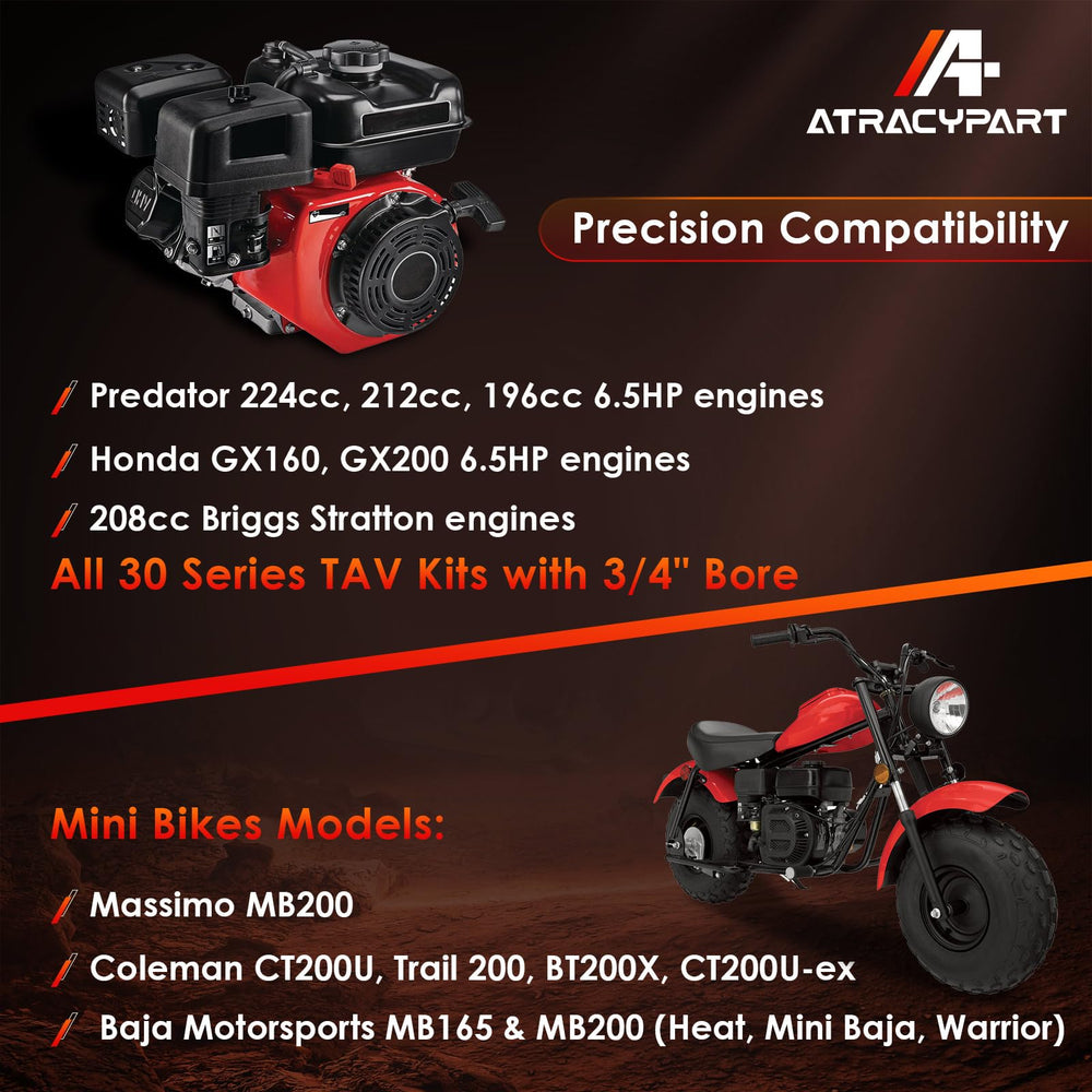 ATRACYPART clutch with included drive belt and gaskets ready for immediate replacement benefit
