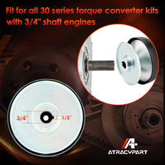ATRACYPART clutch mounted on a Predator engine demonstrating straightforward installation benefit