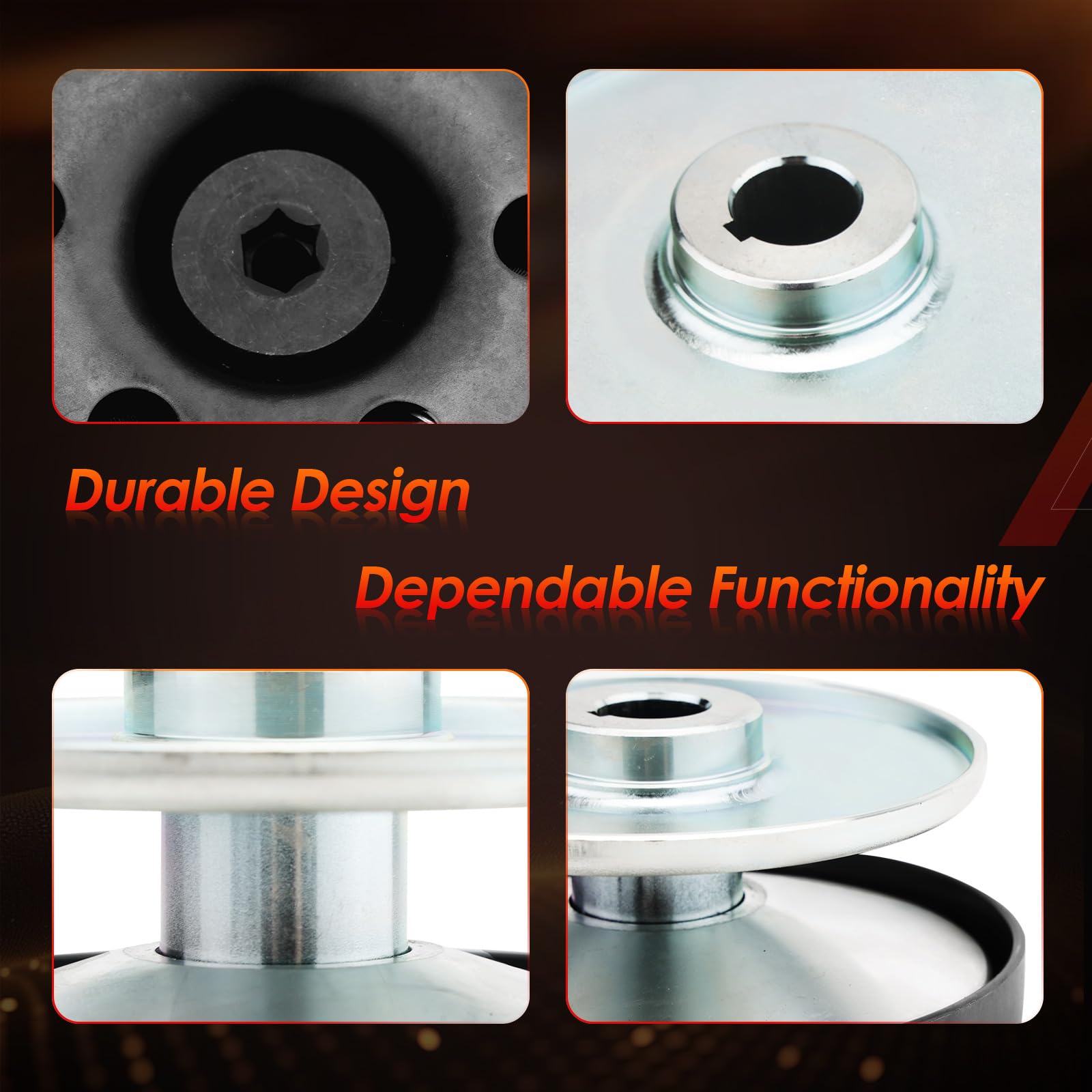 ATRACYPART stamped label and bore detail showing precise machining for reliable fit benefit