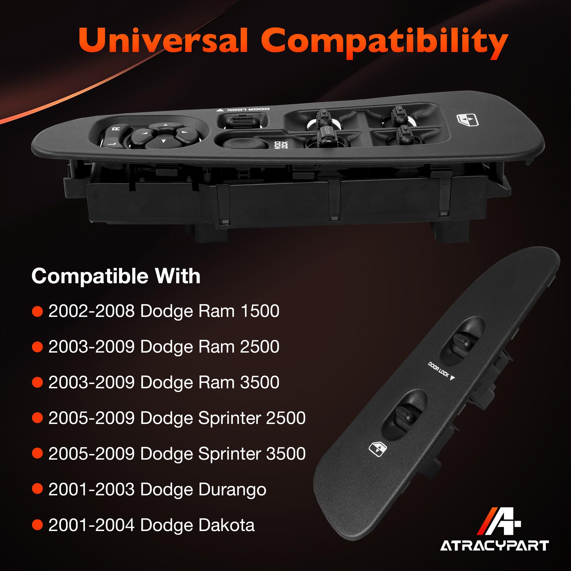 ATRACYPART bezel detail showing precise mounting tabs and clean surface finish