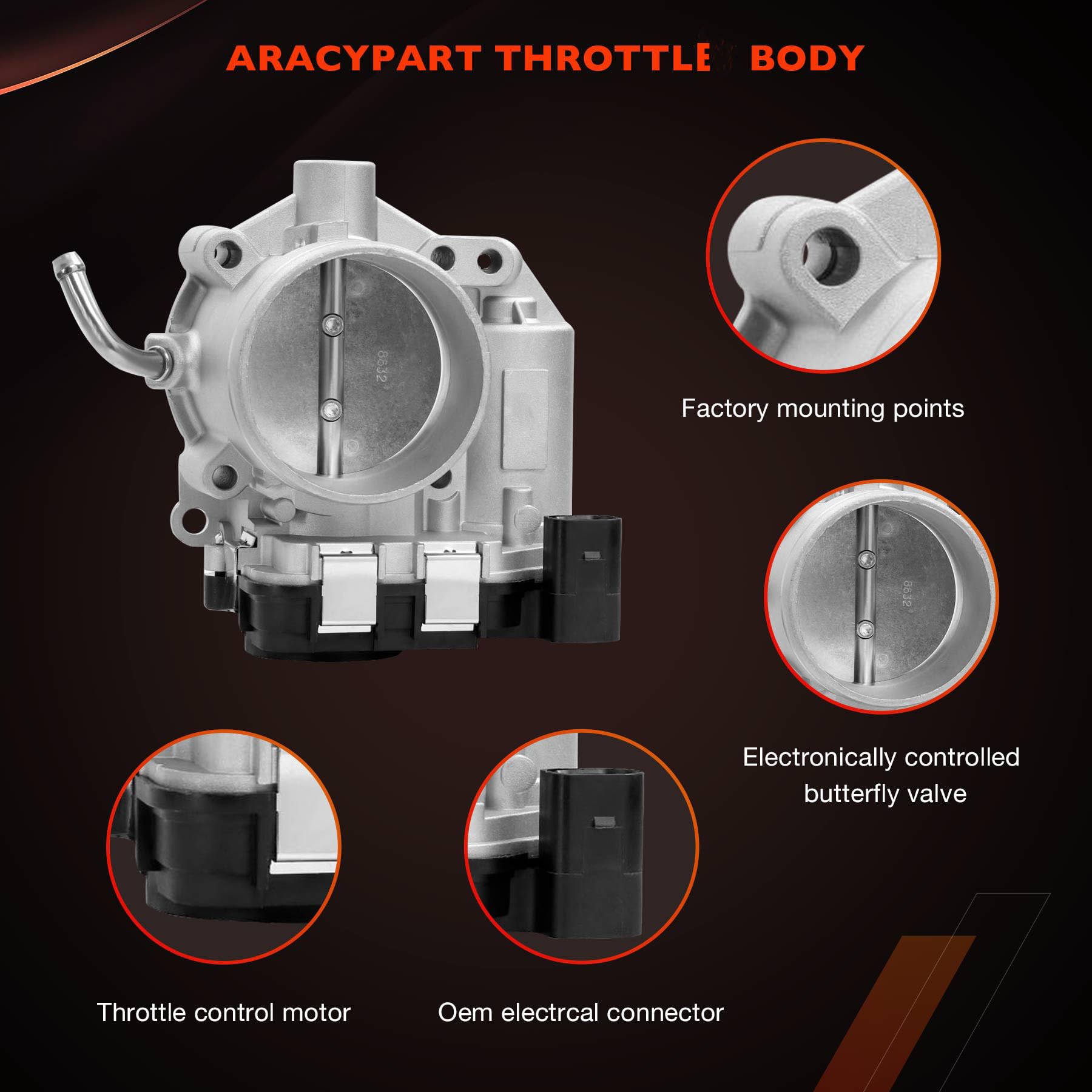 ATRACYPART size comparison with ruler to confirm correct dimensions before purchase