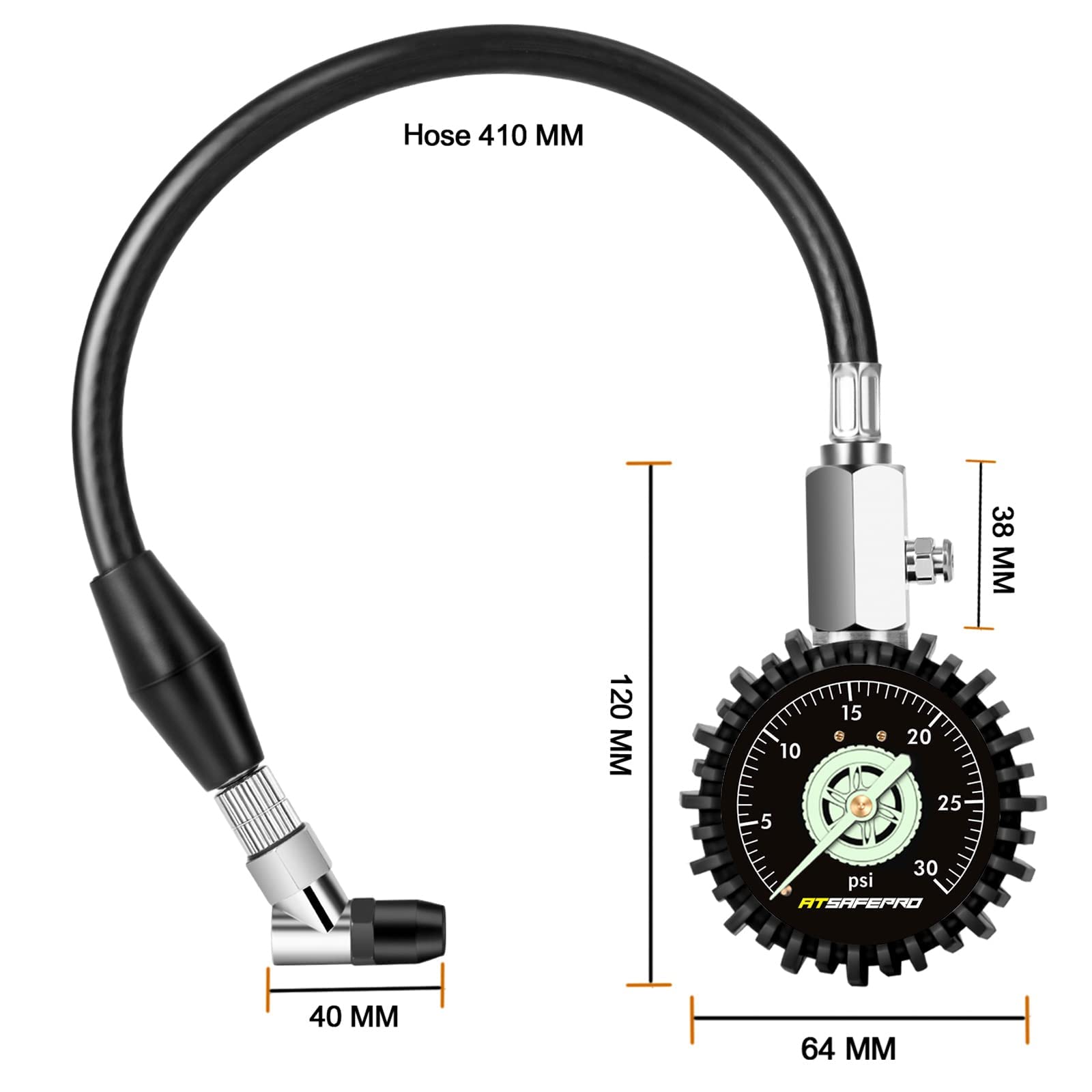 ATsafepro bleeder button detail for precise pressure release control