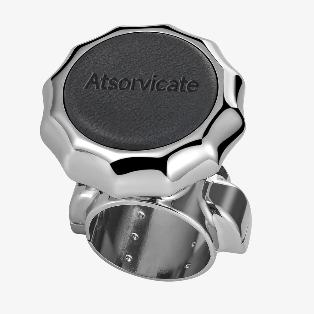 Atsorvicate front view showing black spinner for easier handling