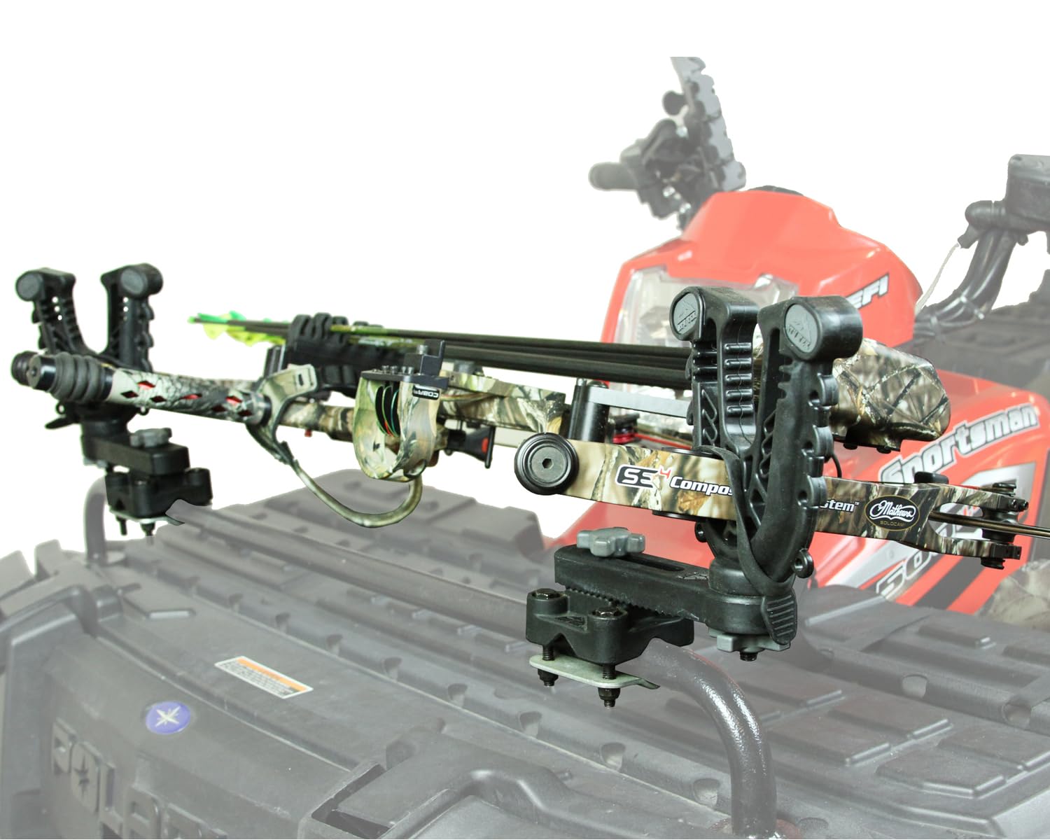 ATV Tek showing Shok Tek isolation reducing vibration and recoil