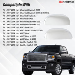 AUCERAMIC side profile chrome cap demonstrating precise vehicle fitment