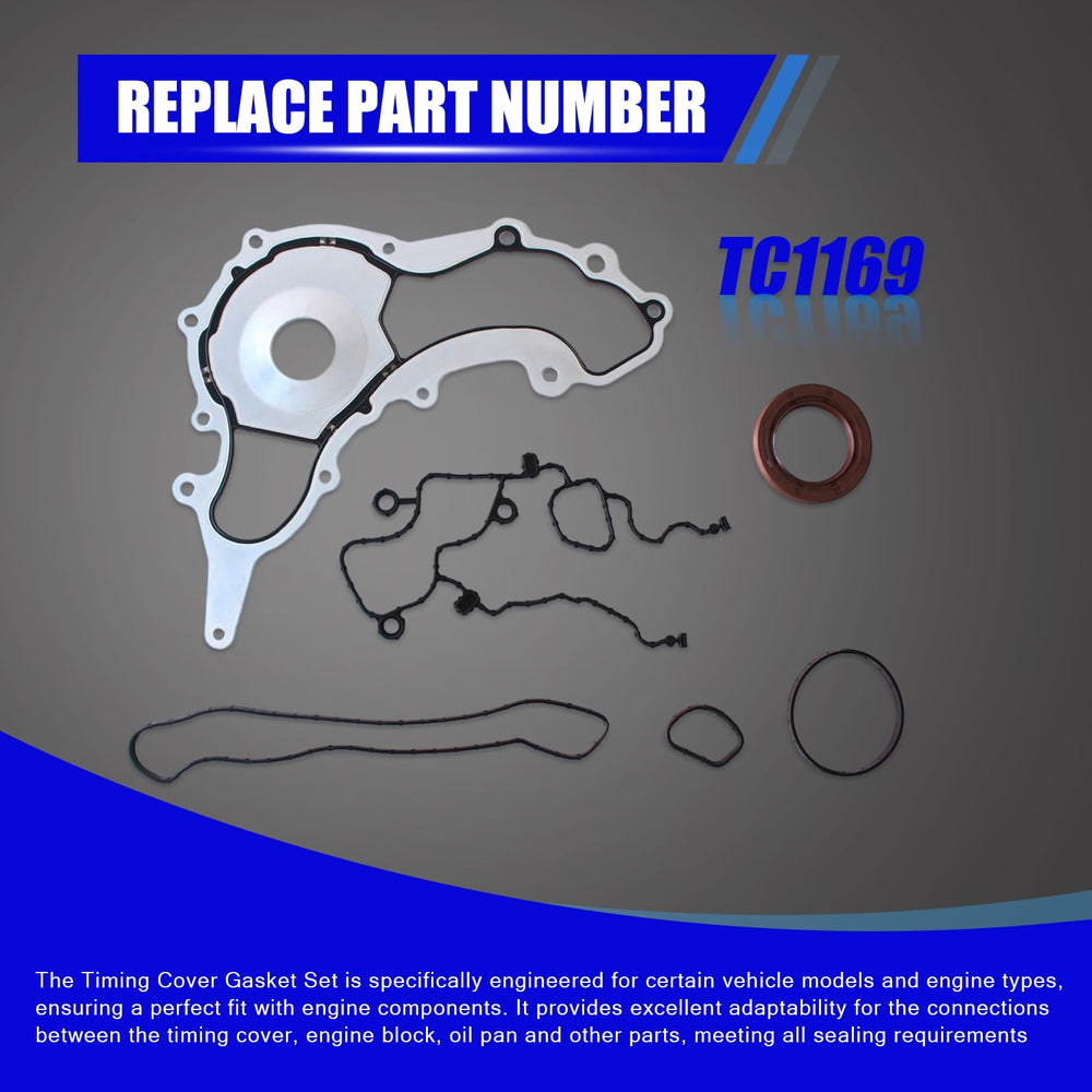 AUCERAMIC seals and components laid out to show included parts for complete replacement