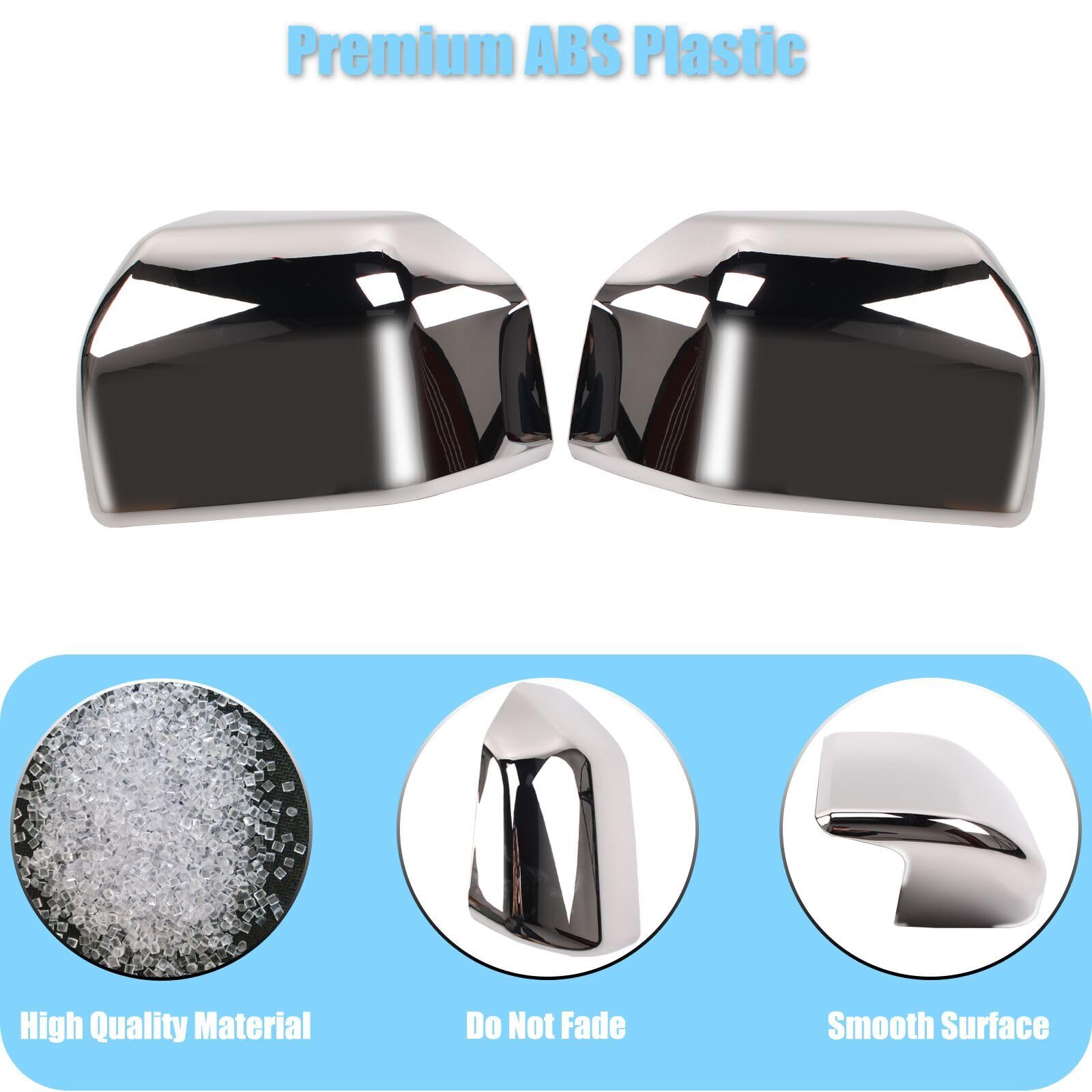 AUCERAMIC side profile of mirror cover on F150 demonstrating seamless integration benefit