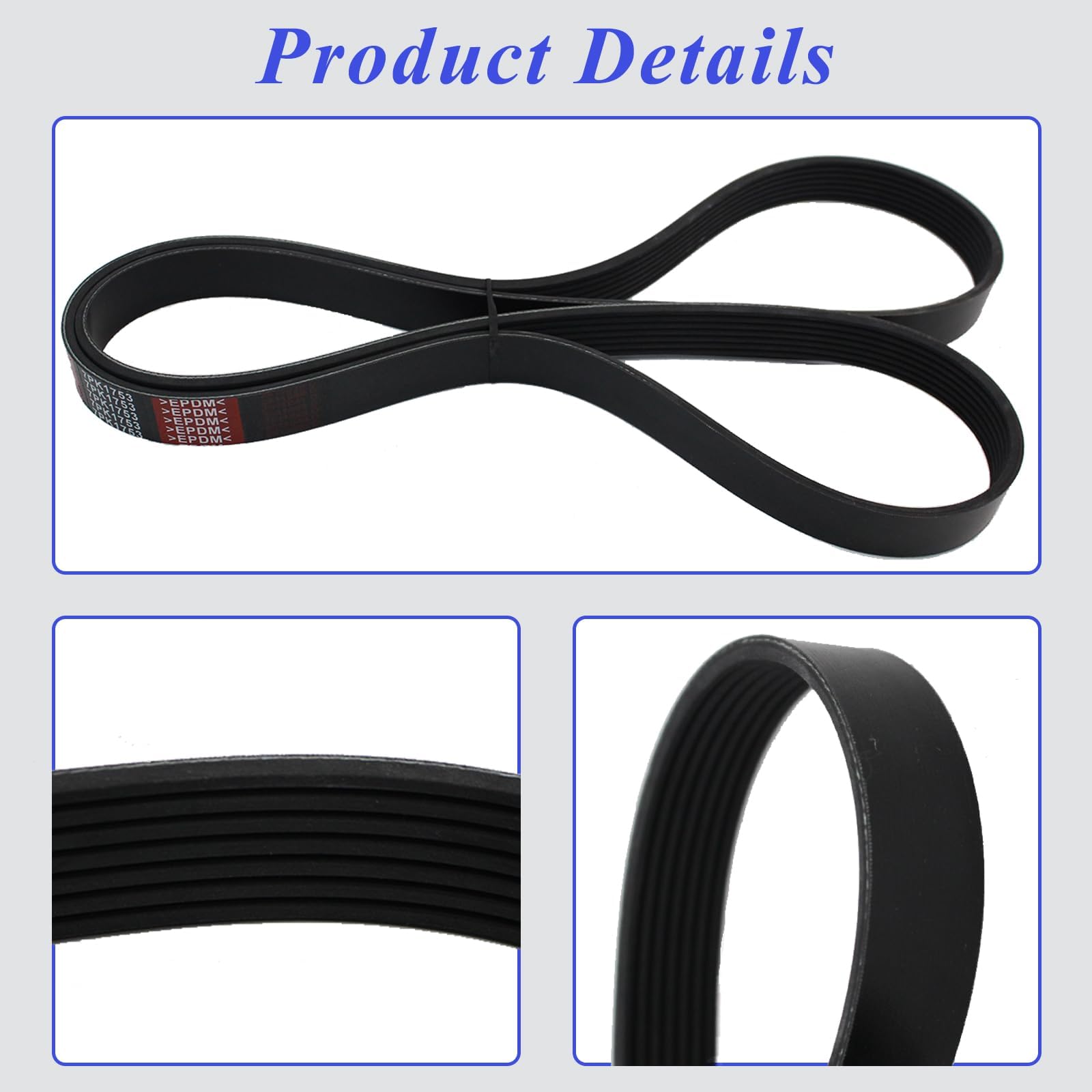 AUCERAMIC belt on tensioner showing alignment to reduce vibration and prolong life
