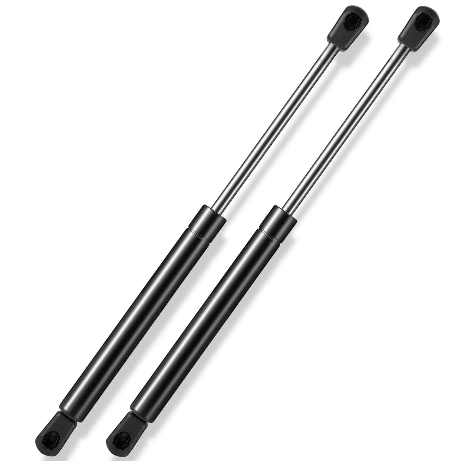 AUCLIDIS front view of 17 inch gas strut pair showing packaging and contents