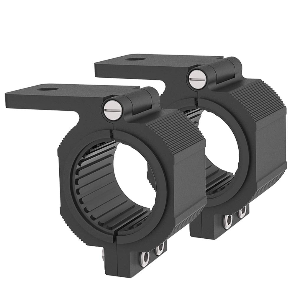 Audak front view of aluminum bracket kit showing durable finish and hardware benefit