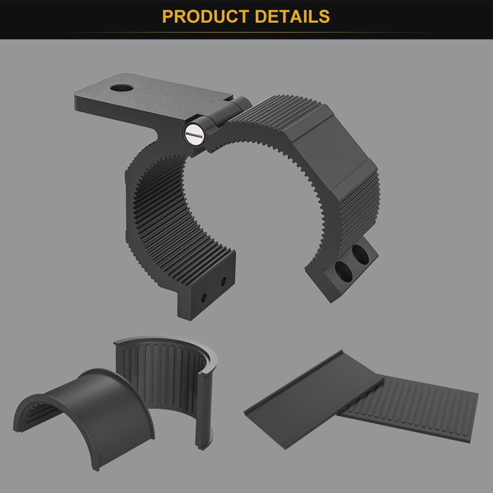 Audak rubber insert detail protecting tube surface and reducing vibration benefit