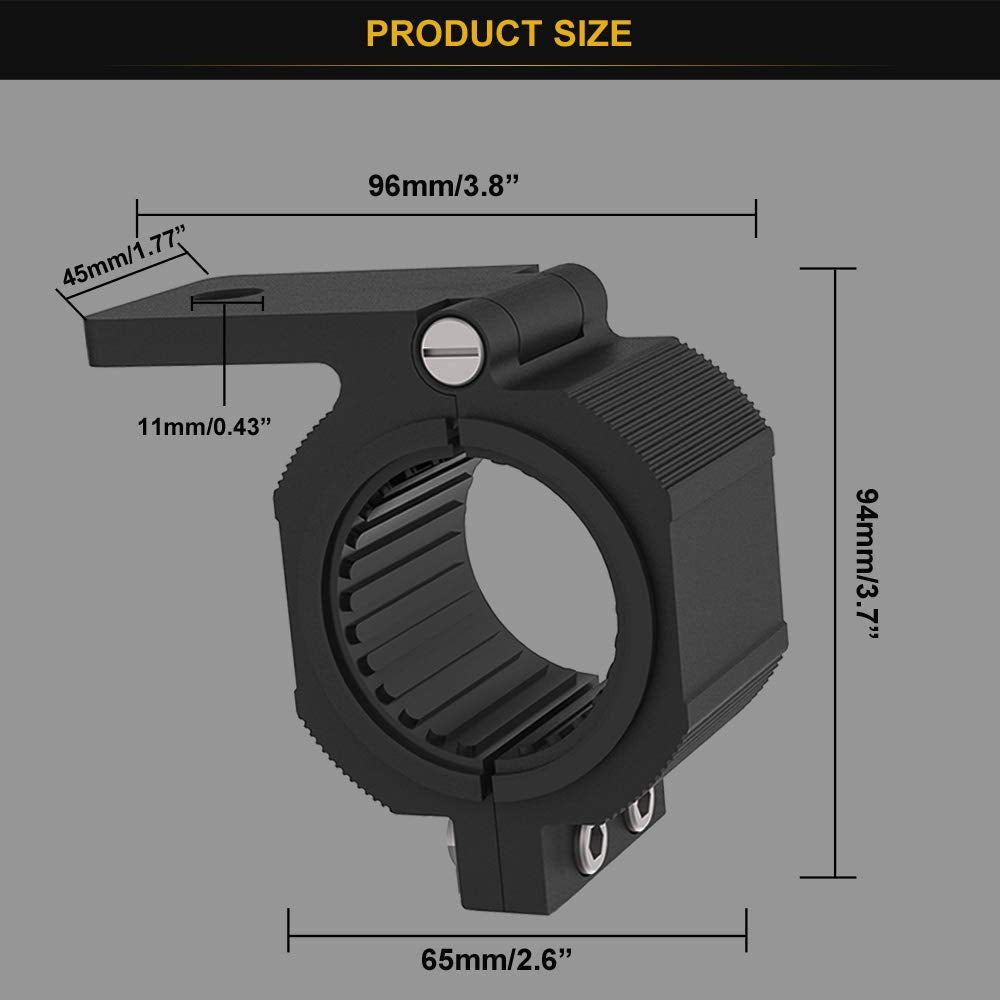 Audak side profile clamp highlighting compact design for secure mounting benefit