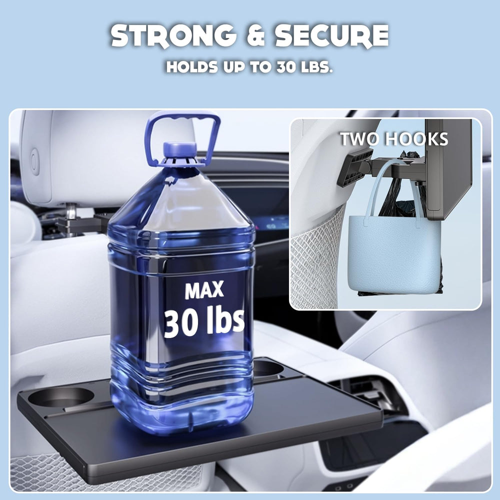 AUEOTUAR headrest attachment mechanism demonstrating tool-free install