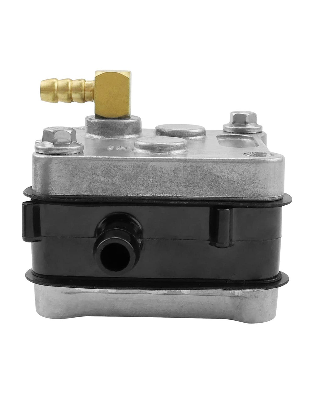 AUGREX fuel pump installed on a Mercury outboard demonstrating correct fit
