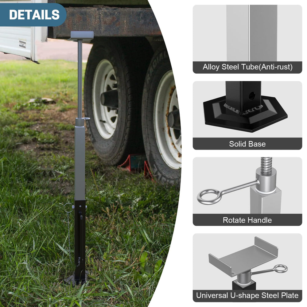 AUH threaded rod and wrench detail showing easy height adjustment and precise leveling benefit