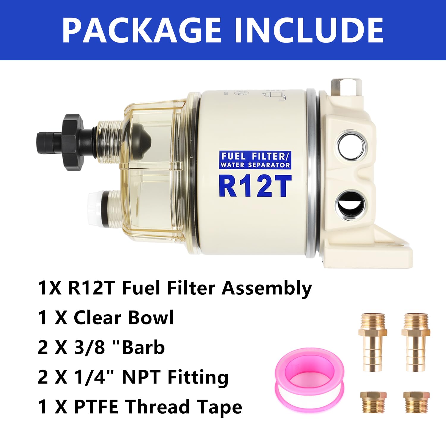 AUIVERED filter element detail highlighting 10-micron filtration benefit