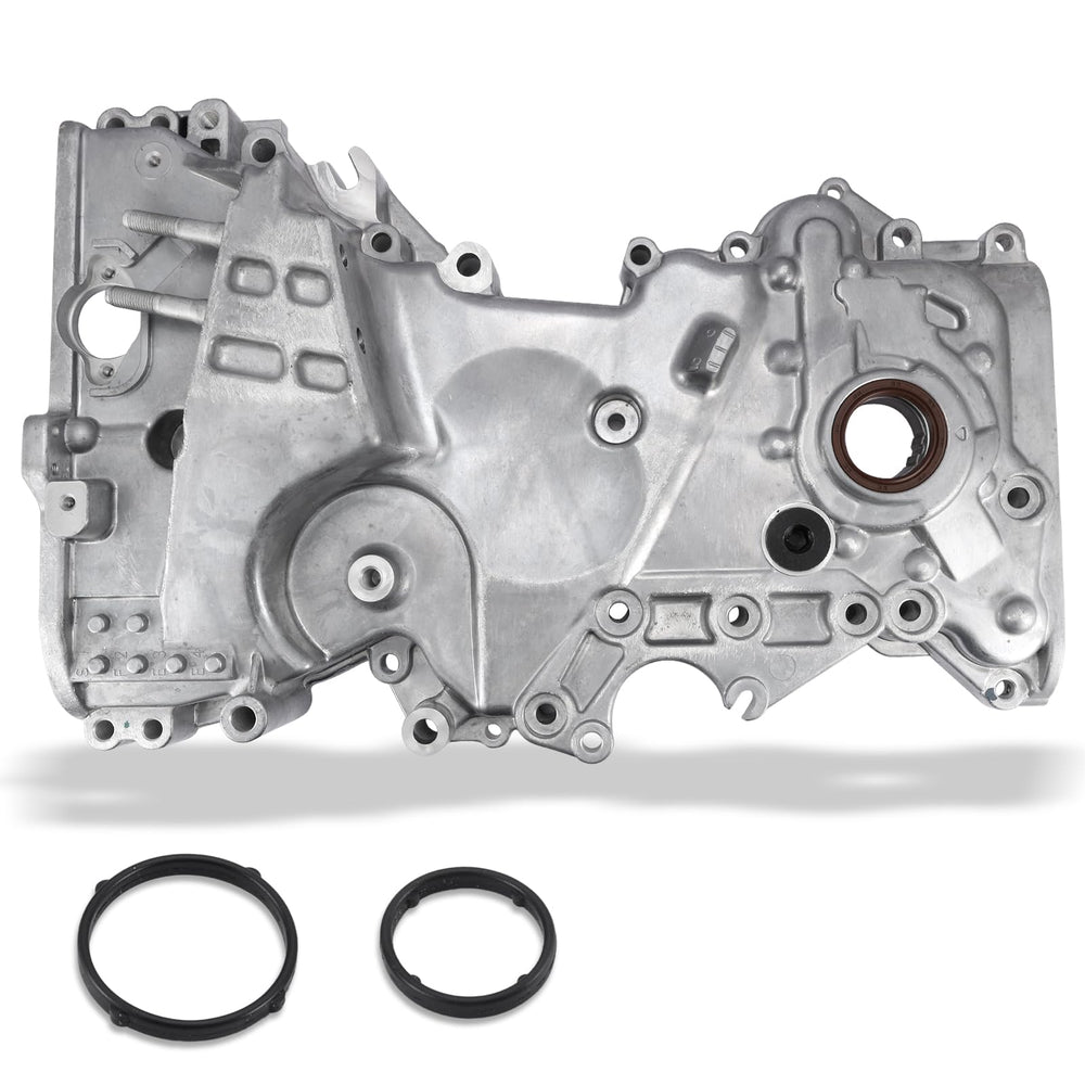 AULINK front view assembly showing complete timing chain cover protecting chain