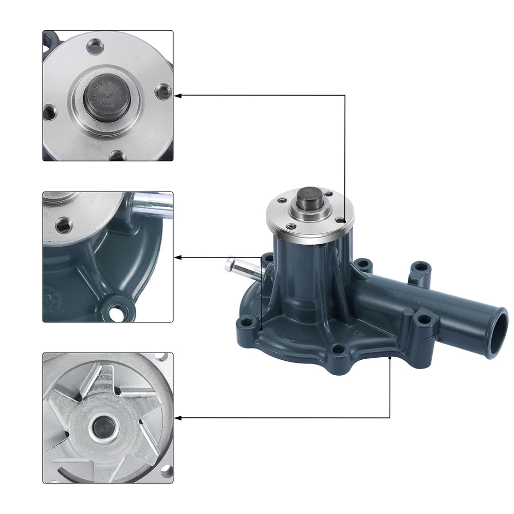 AULINK close-up of 70mm impeller, accurate flow and balanced design benefit