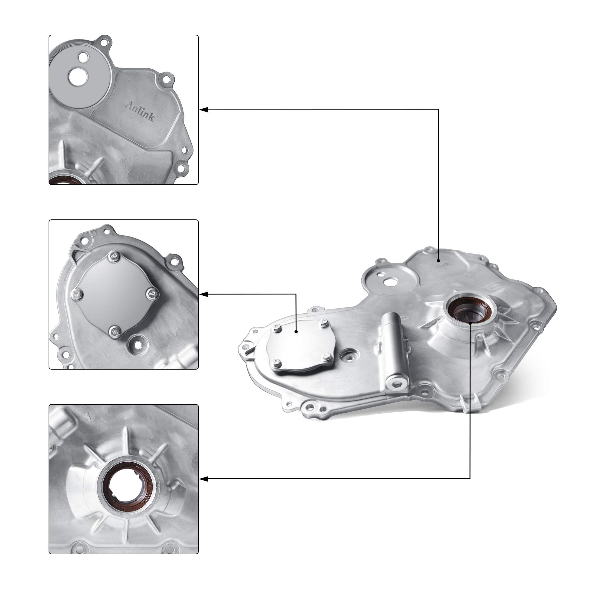 AULINK oil pump with included installation kit showing convenience