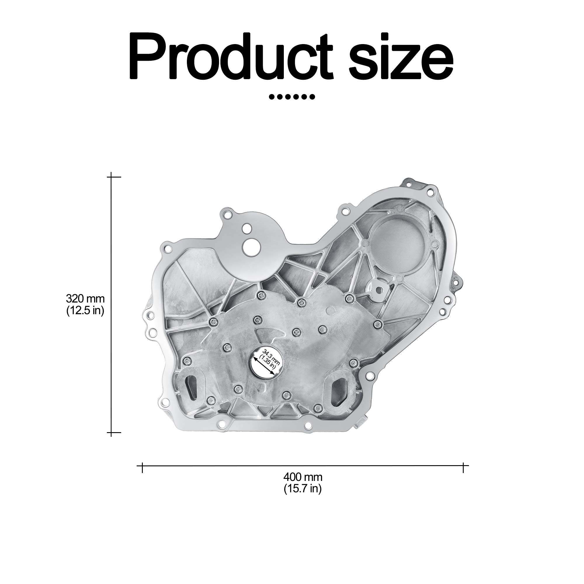 AULINK oil pump installed in engine bay showing correct fit and function