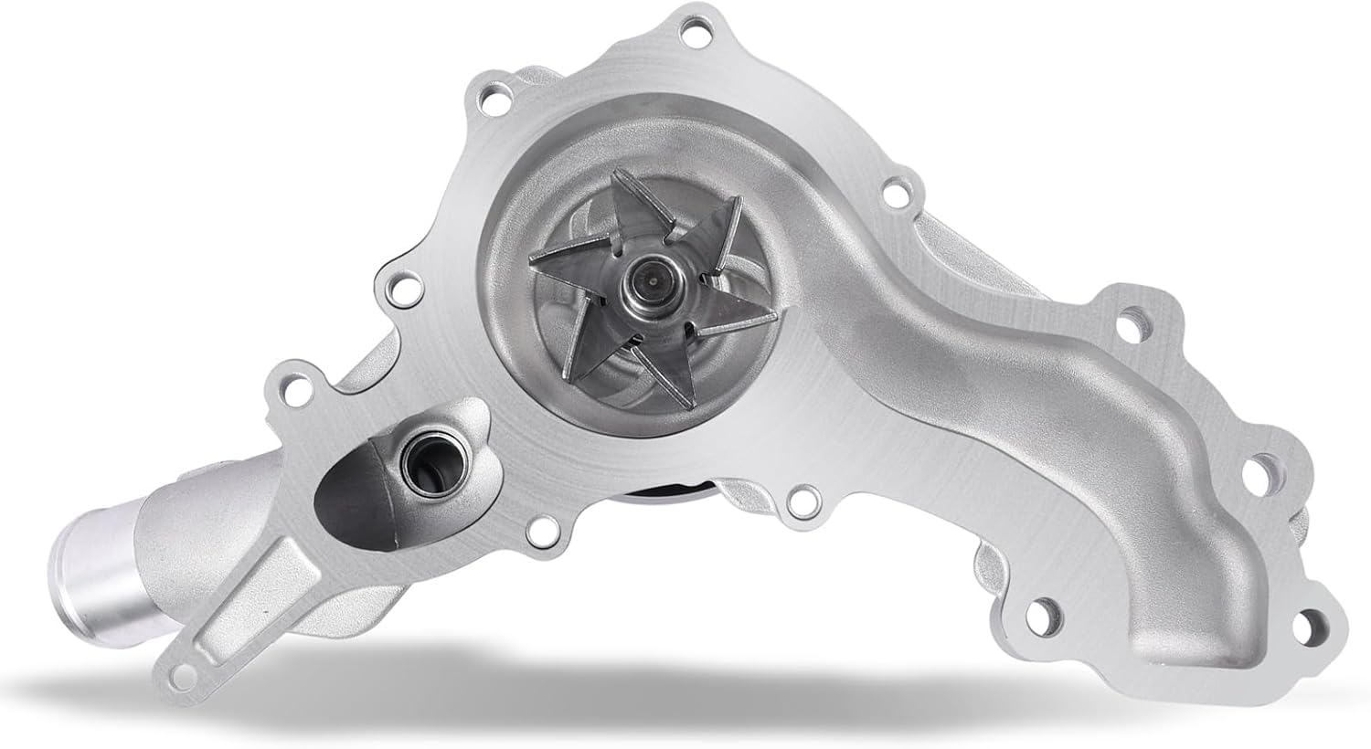 AULINK water pump installed in Dodge Durango engine bay showing correct fitment