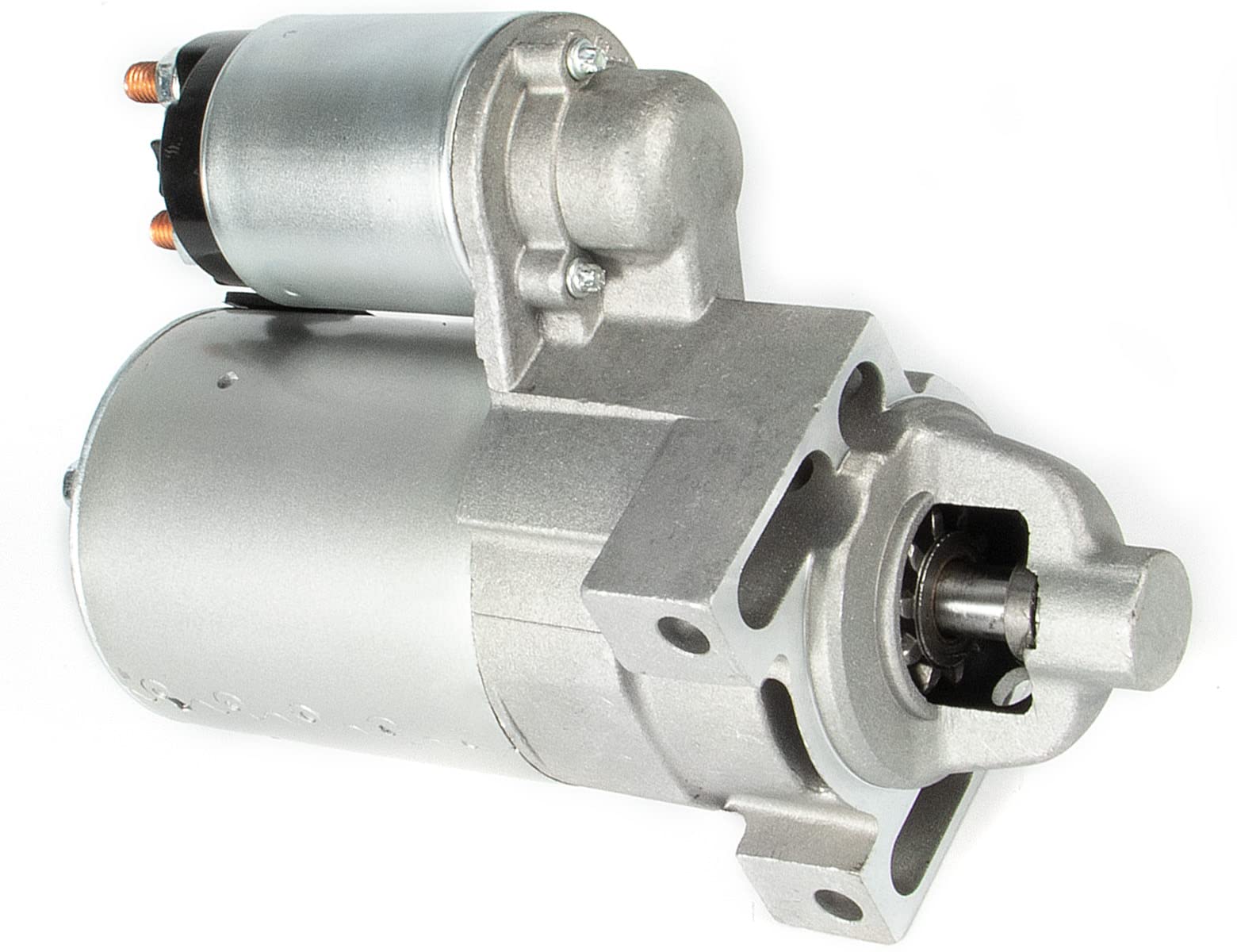 Aumtoni starter front view showing compact housing and fast mounting benefit