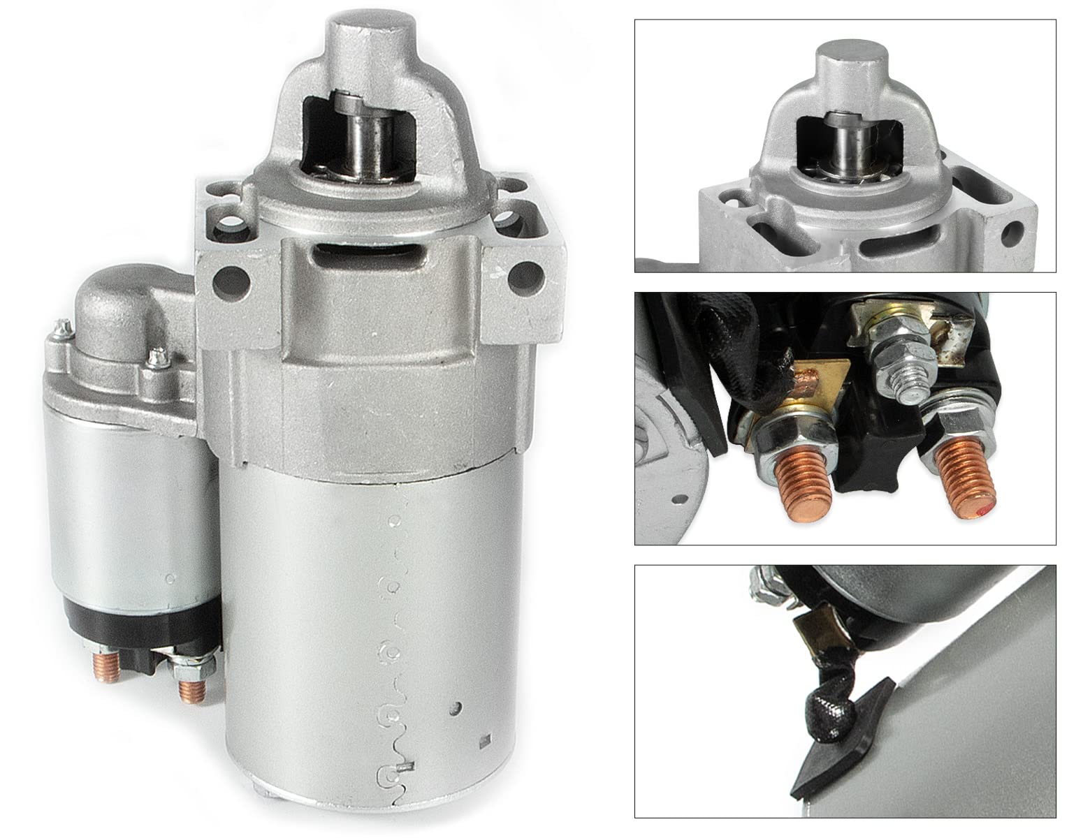 Aumtoni starter wiring terminals detail highlighting secure electrical connection