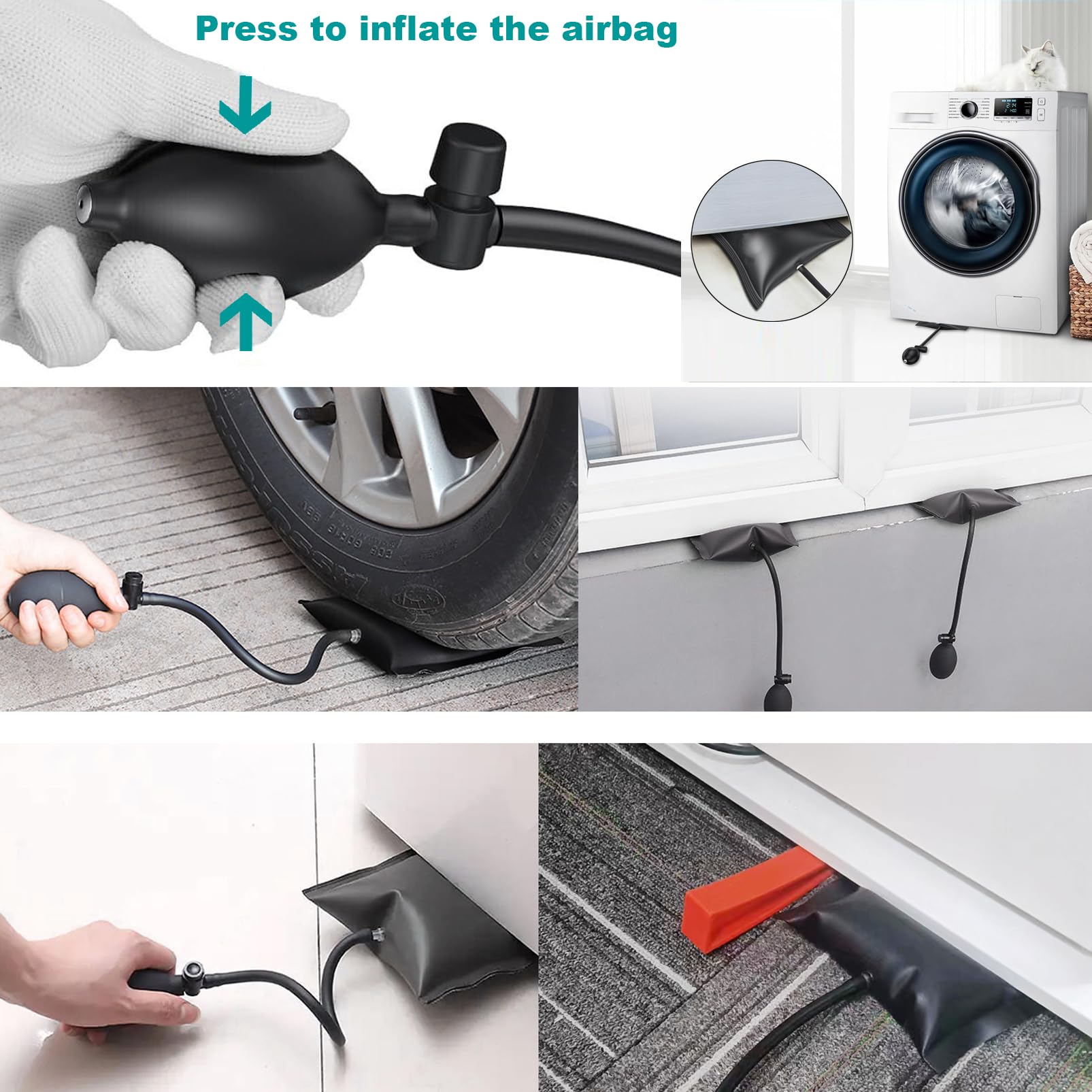 auomii non-marring plastic wedges lifting cabinet edge protecting finish during adjustment