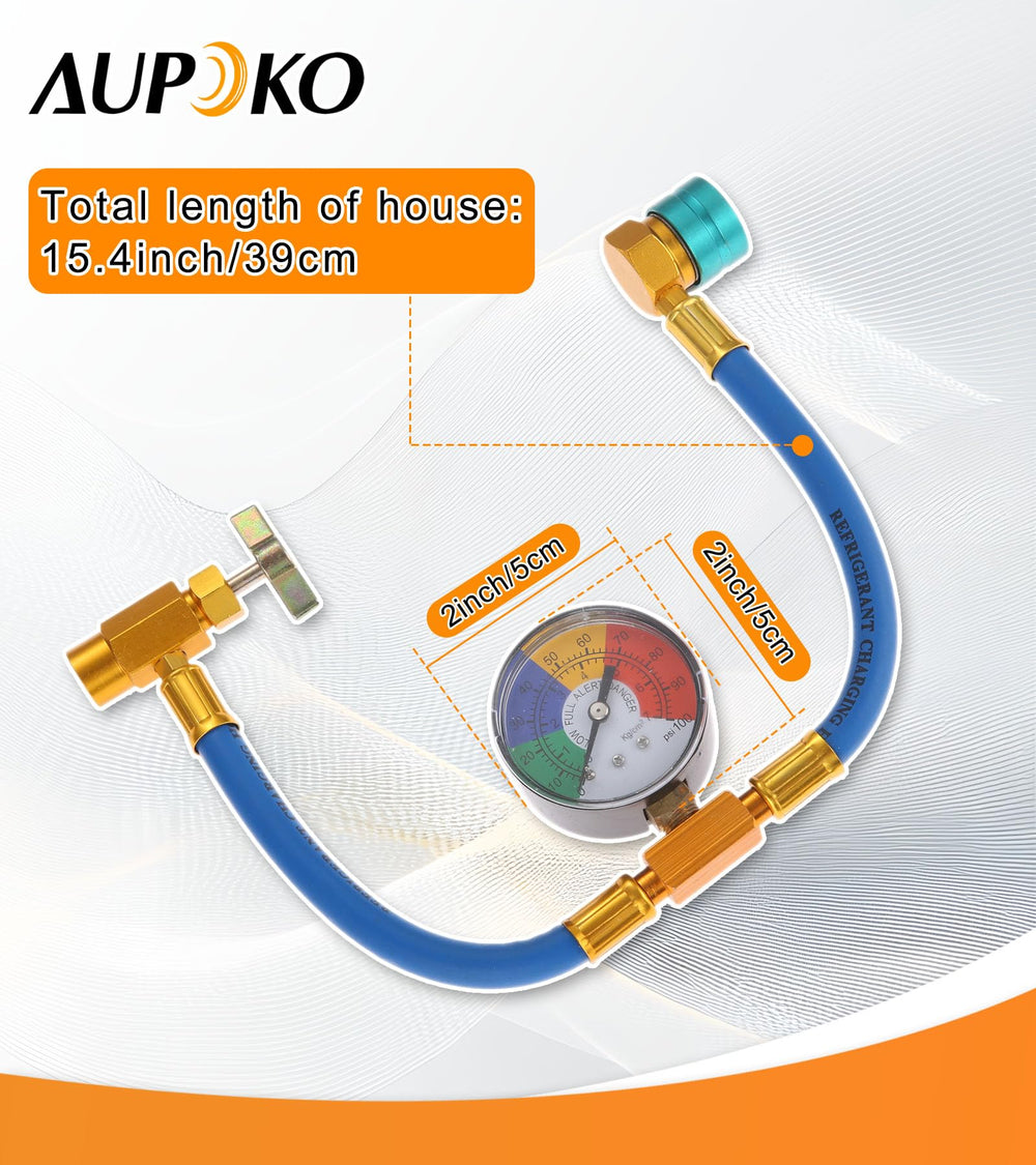 Aupoko 1/2" LH self-sealing can tap close-up ensuring correct thread fit benefit