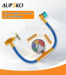 Aupoko 1/2" LH self-sealing can tap close-up ensuring correct thread fit benefit