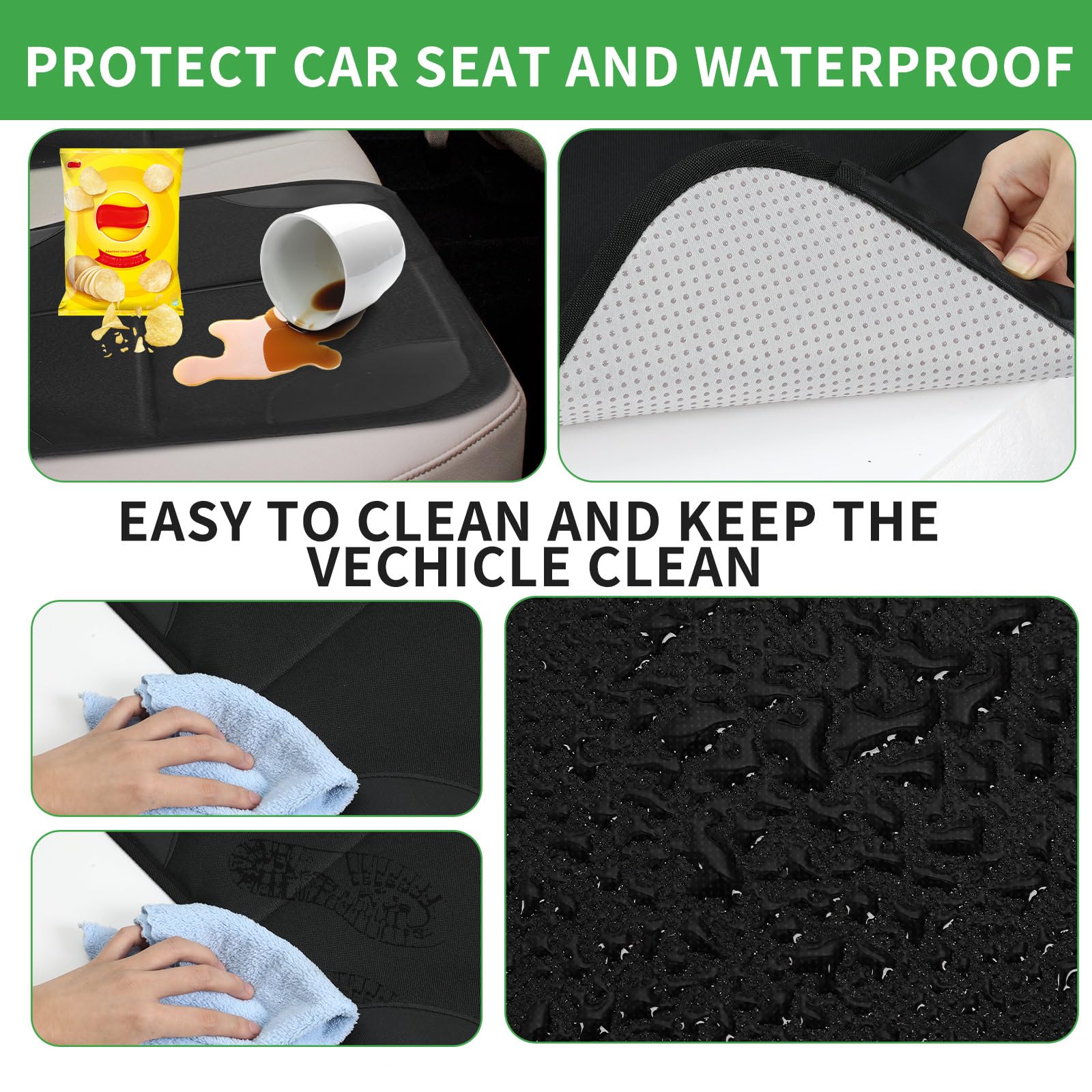 Aurelema protector alongside standard seat showing generous size fit