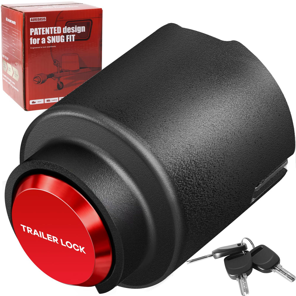 AUREOASIS front view locked showing robust security and visible deterrent