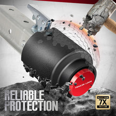 AUREOASIS installed on a Bulldog coupler demonstrating secure fit