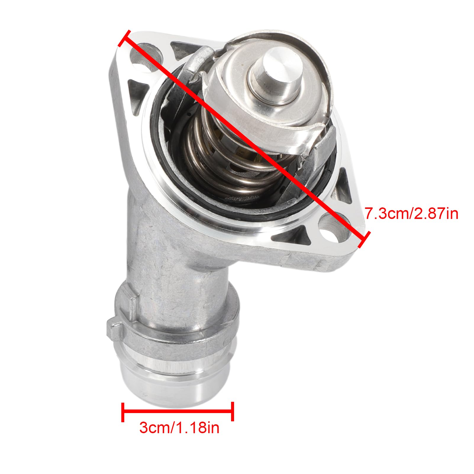 AUROLYNNE housing side profile with integrated thermostat for direct fit