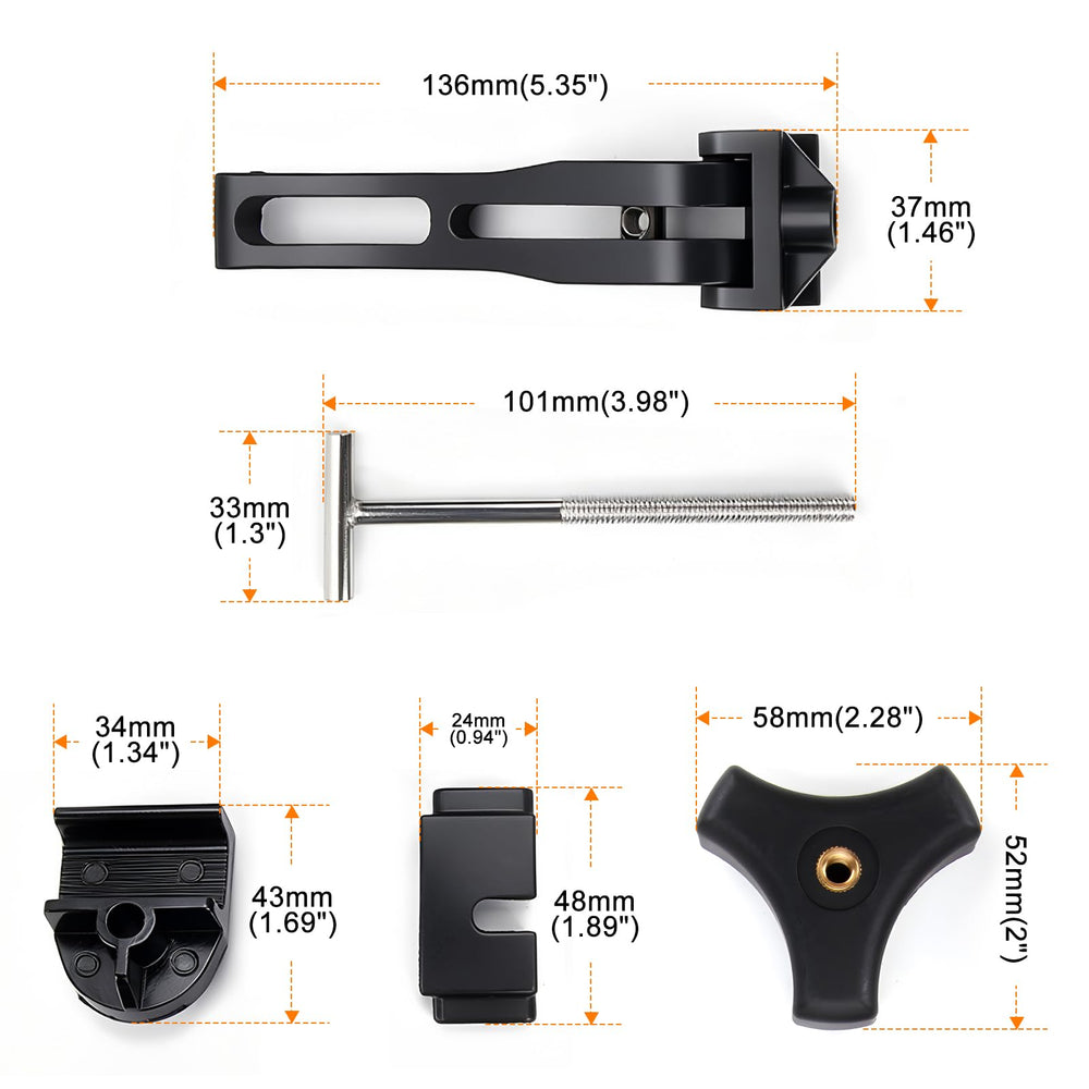 Aurorasters packaging with all parts displayed for easy verification of contents