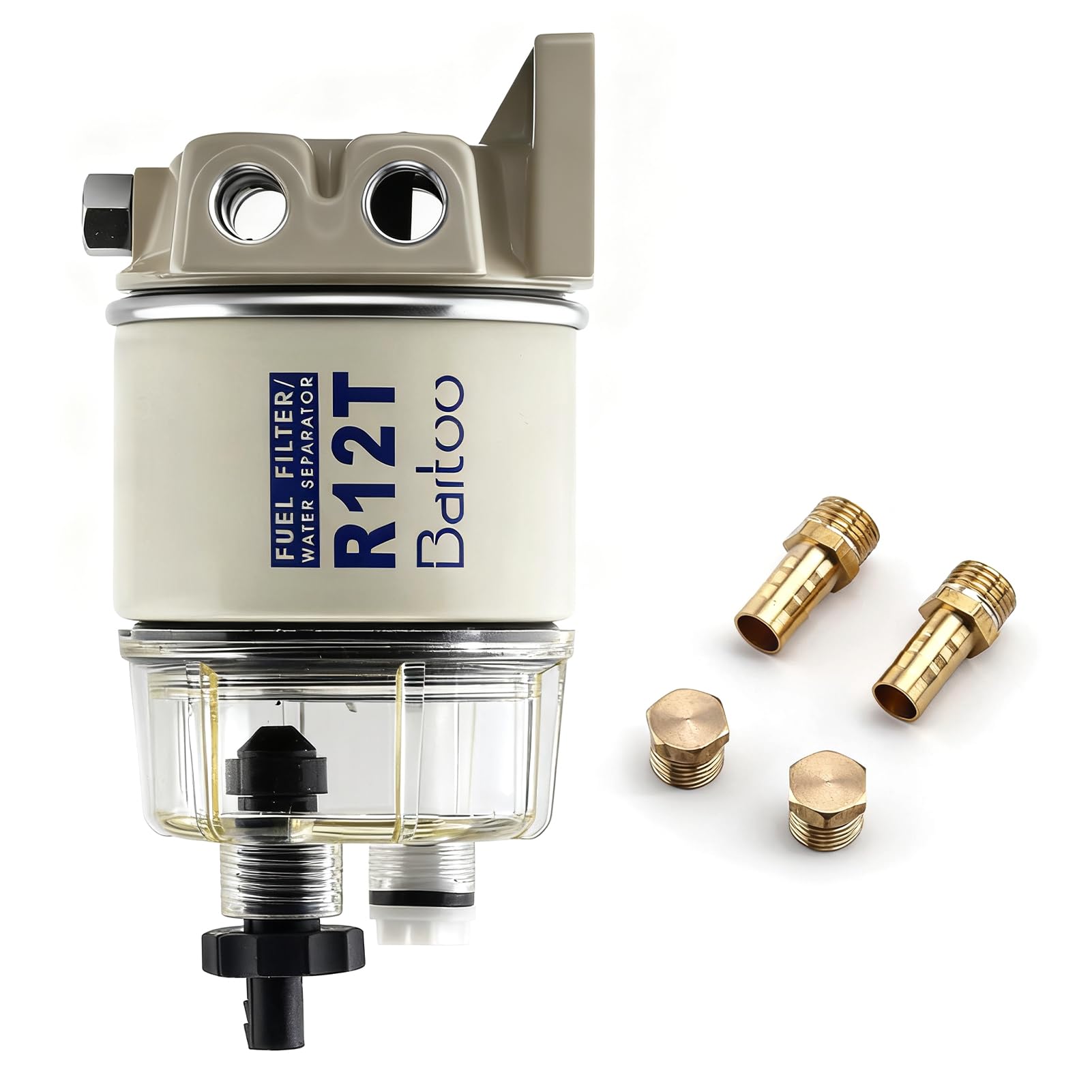 Aurorasters R12T front view showing compact separator protecting engines