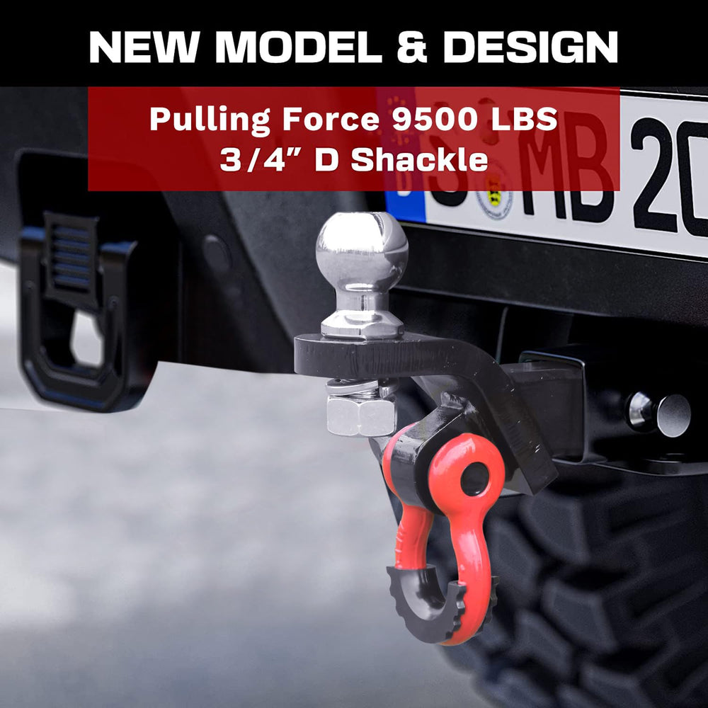 AUTDOUR hitch mounted in 2-inch receiver demonstrating secure fit