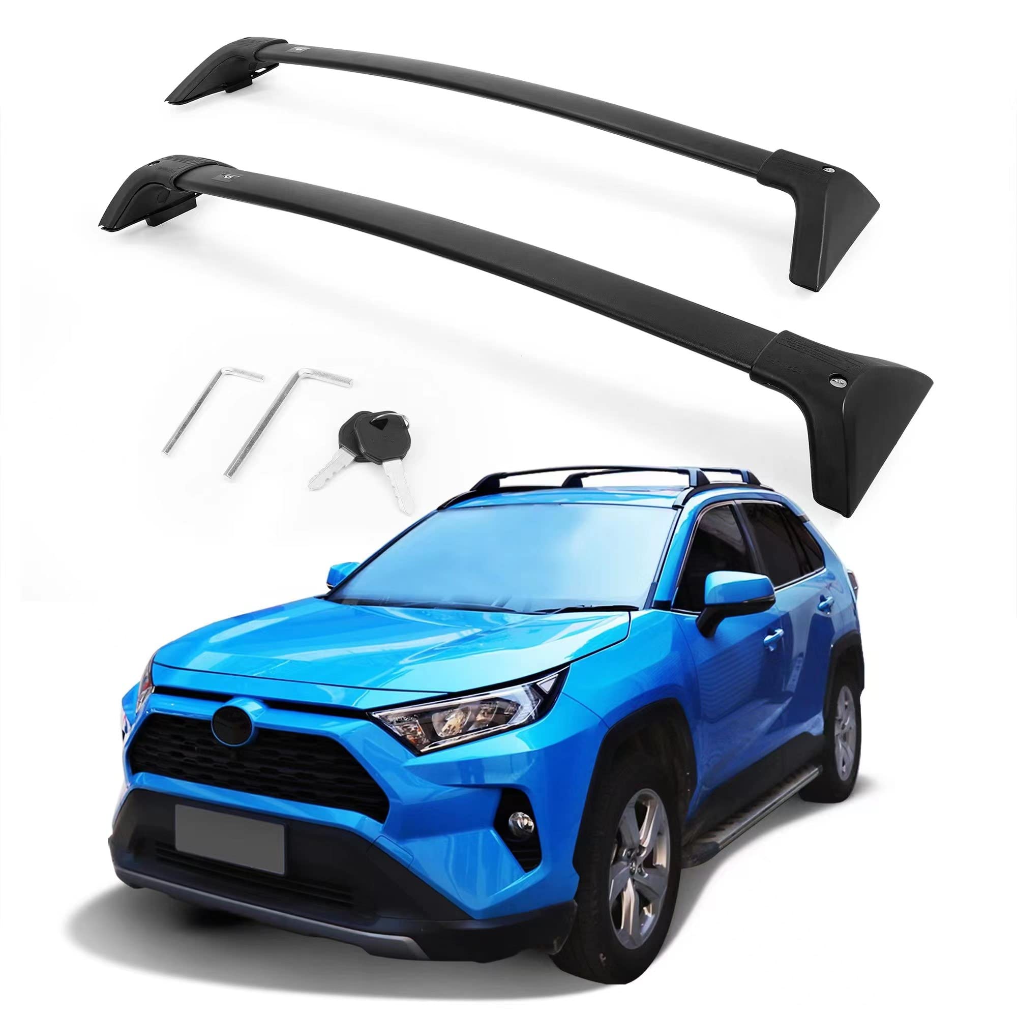 Autekcomma front profile crossbar showing secure fit and sleek look