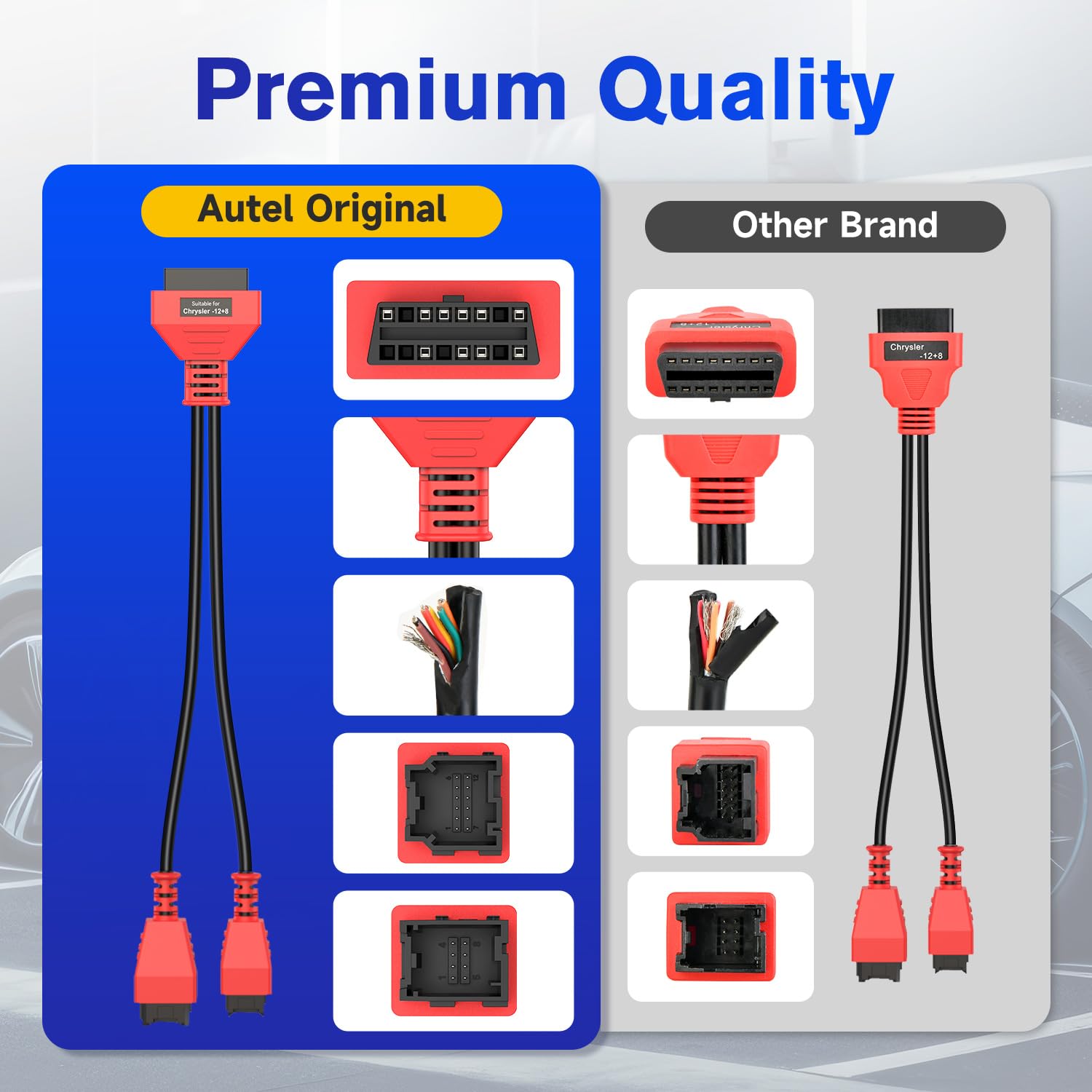 Autel 12+8 connected in vehicle enabling scanner access to modules