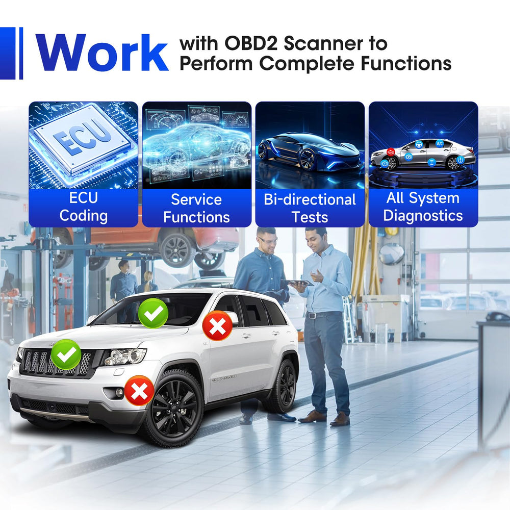 Autel 12+8 in a workshop setting speeding diagnostic workflow